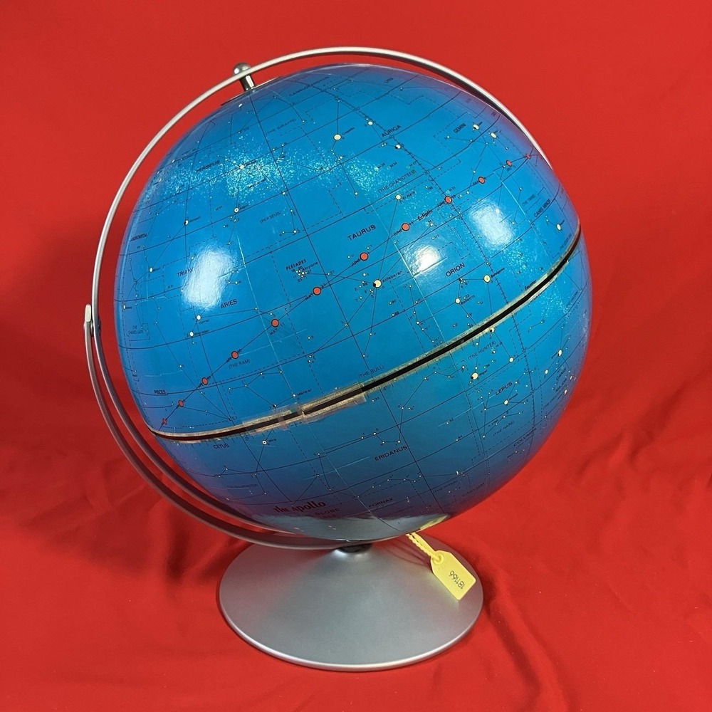 Vintage 12" Apollo Celestial Globe Replogle 1971 / Star Constellation / Flaw